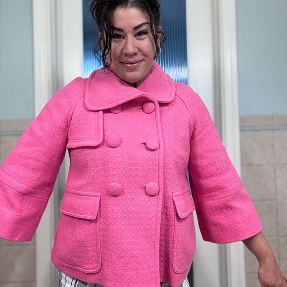 Esprit Pink Wool Coat - Picture 6 of 6